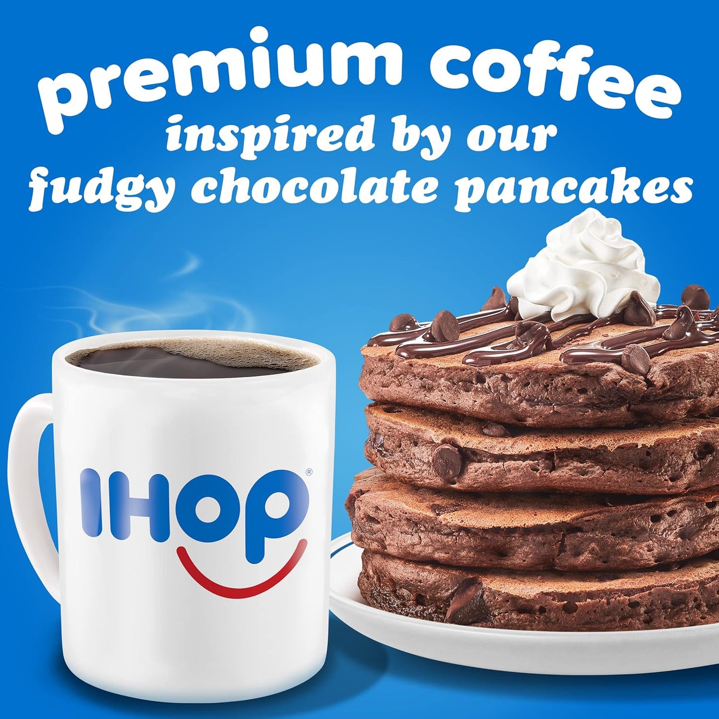 IHOP Chocolate Chocolate Chip Flavored Ground Coffee, 11 oz Bag