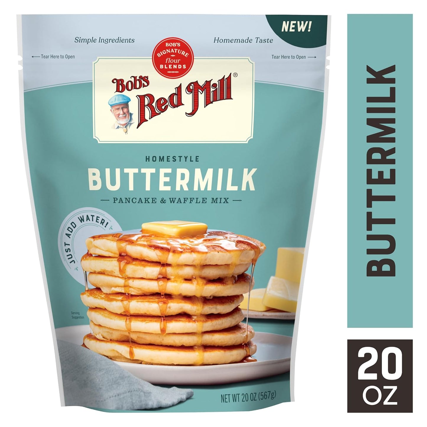 Bob's Red Mill Homestyle Buttermilk Pancake & Waffle Mix 20 oz