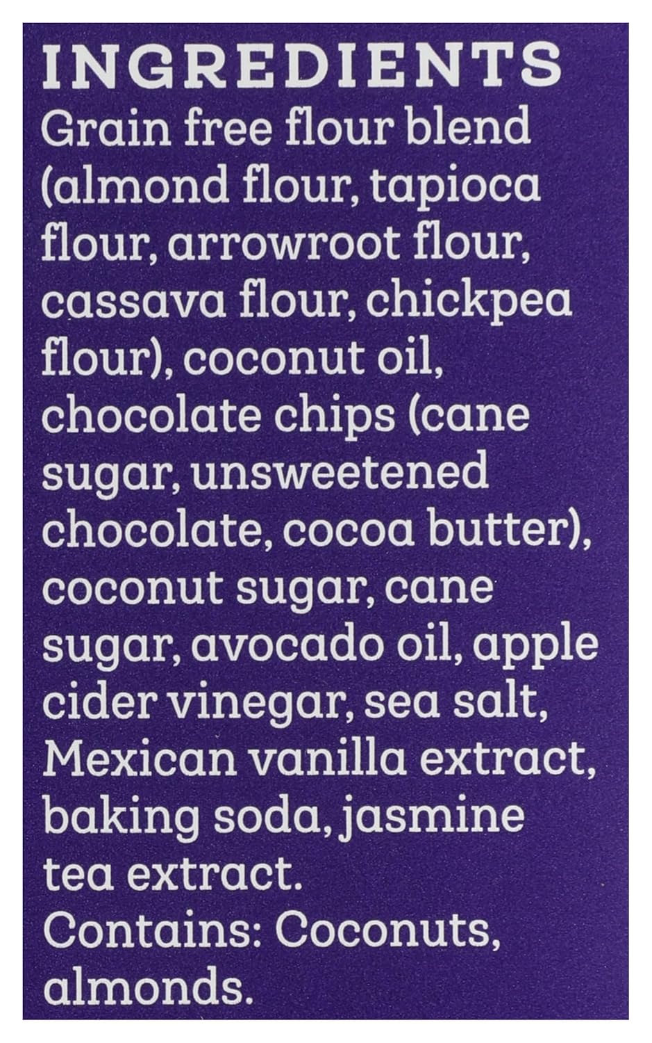 Siete Family Foods Mini Chocolate Chip Cookies, 5.36 Oz