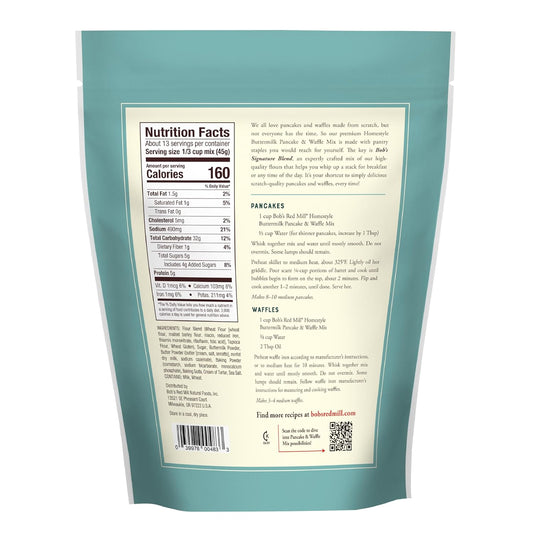 Bob's Red Mill Homestyle Buttermilk Pancake & Waffle Mix 20 oz