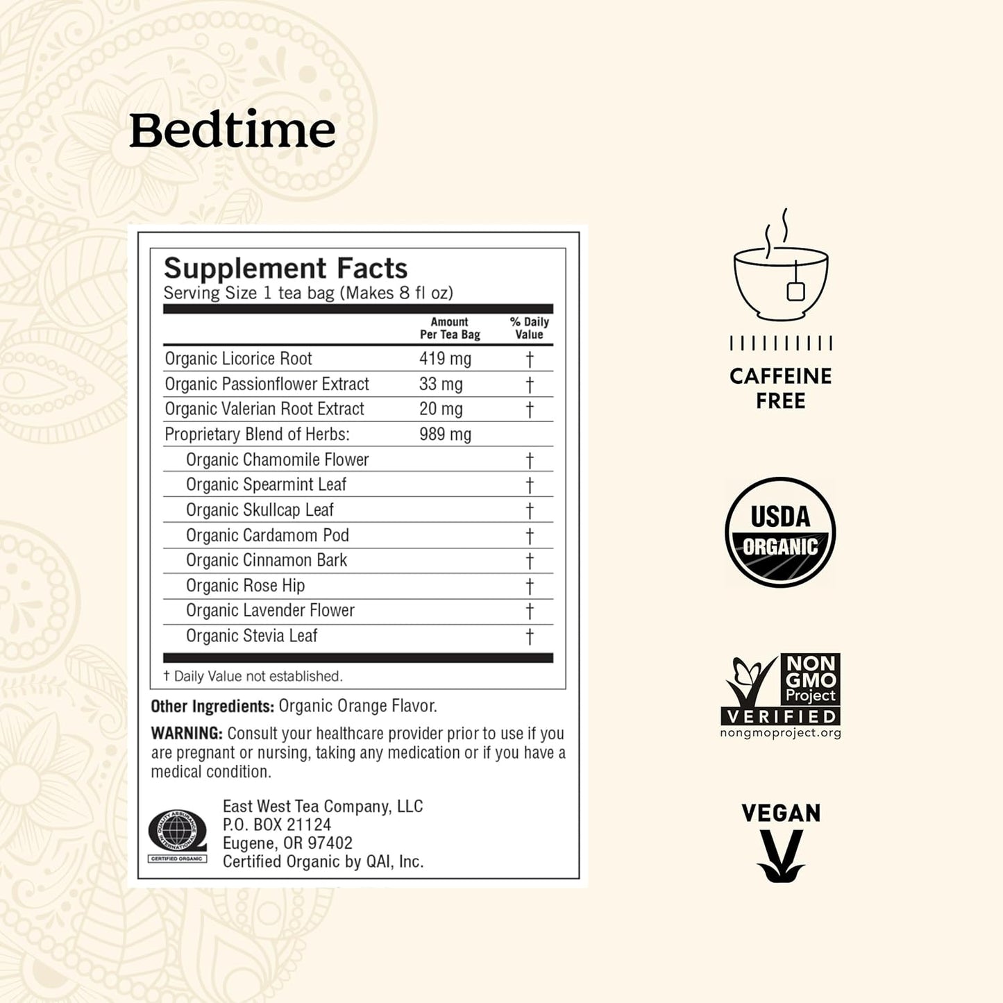 Yogi Tea Bedtime Tea - 16 Tea Bags per Pack (4 Packs) - Chamomile & Passionflower Herbal Tea Blend