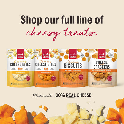 The Honest Kitchen Human Grade Dog Treats Cheese and Crackers, 3.5 oz Pouch