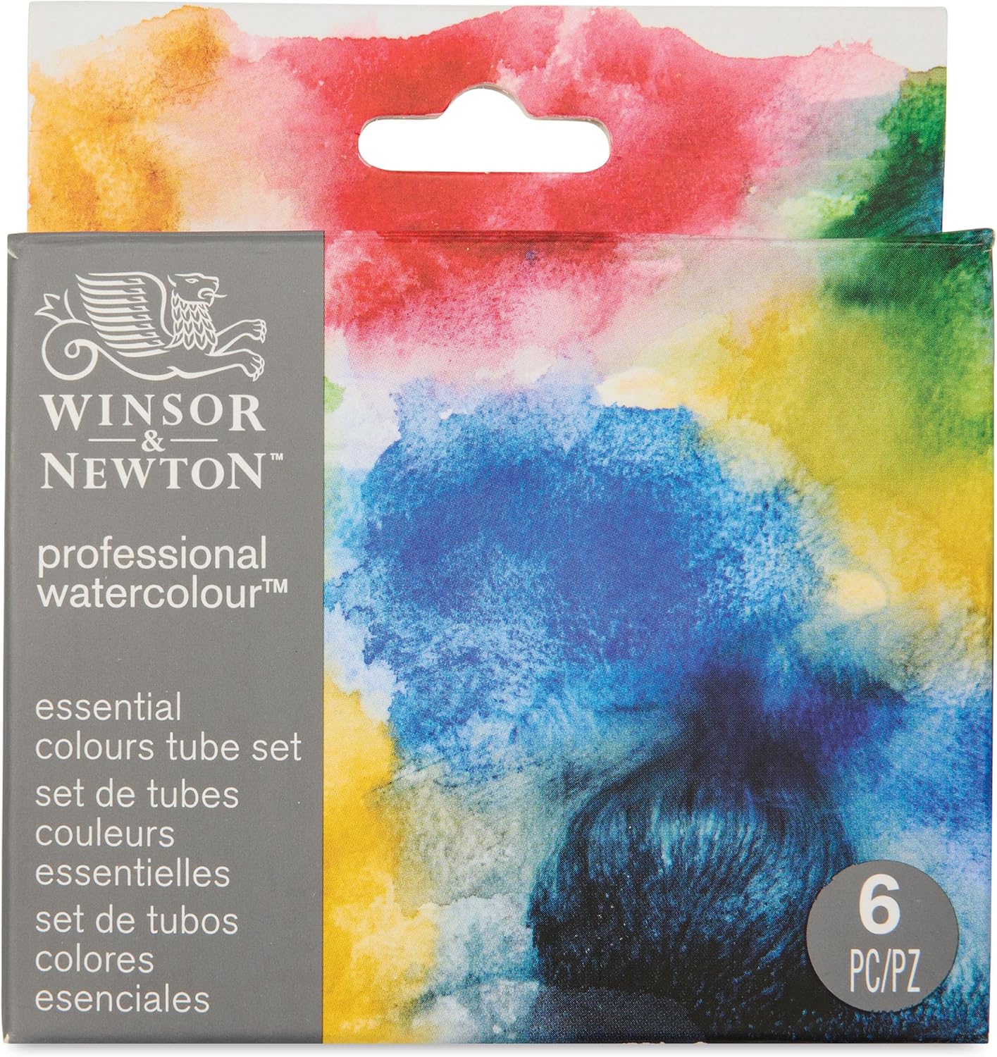 Winsor & Newton Professional Watercolor - Set of 6, Essential Set, 5 ml Tubes