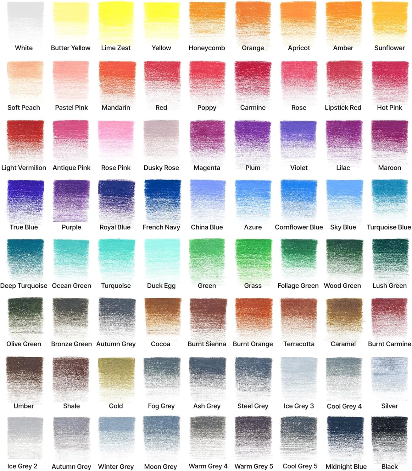 Winsor & Newton Studio Collection Colour Pencil Set, 72 Piece