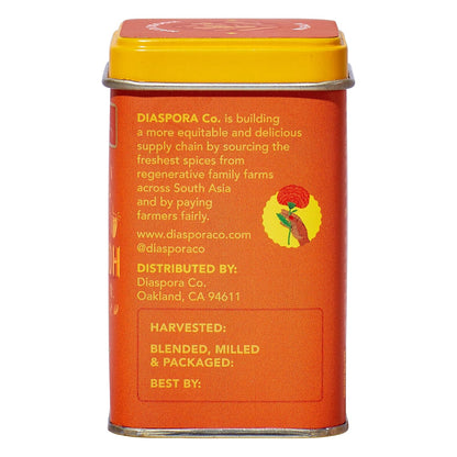 Diaspora Spice Co. Golden Milk Blend – Turmeric Latte Mix with Cardamom, Ginger & Cinnamon – Single-Origin Indian Spice Blend for Golden Milk, Lattes & Tea