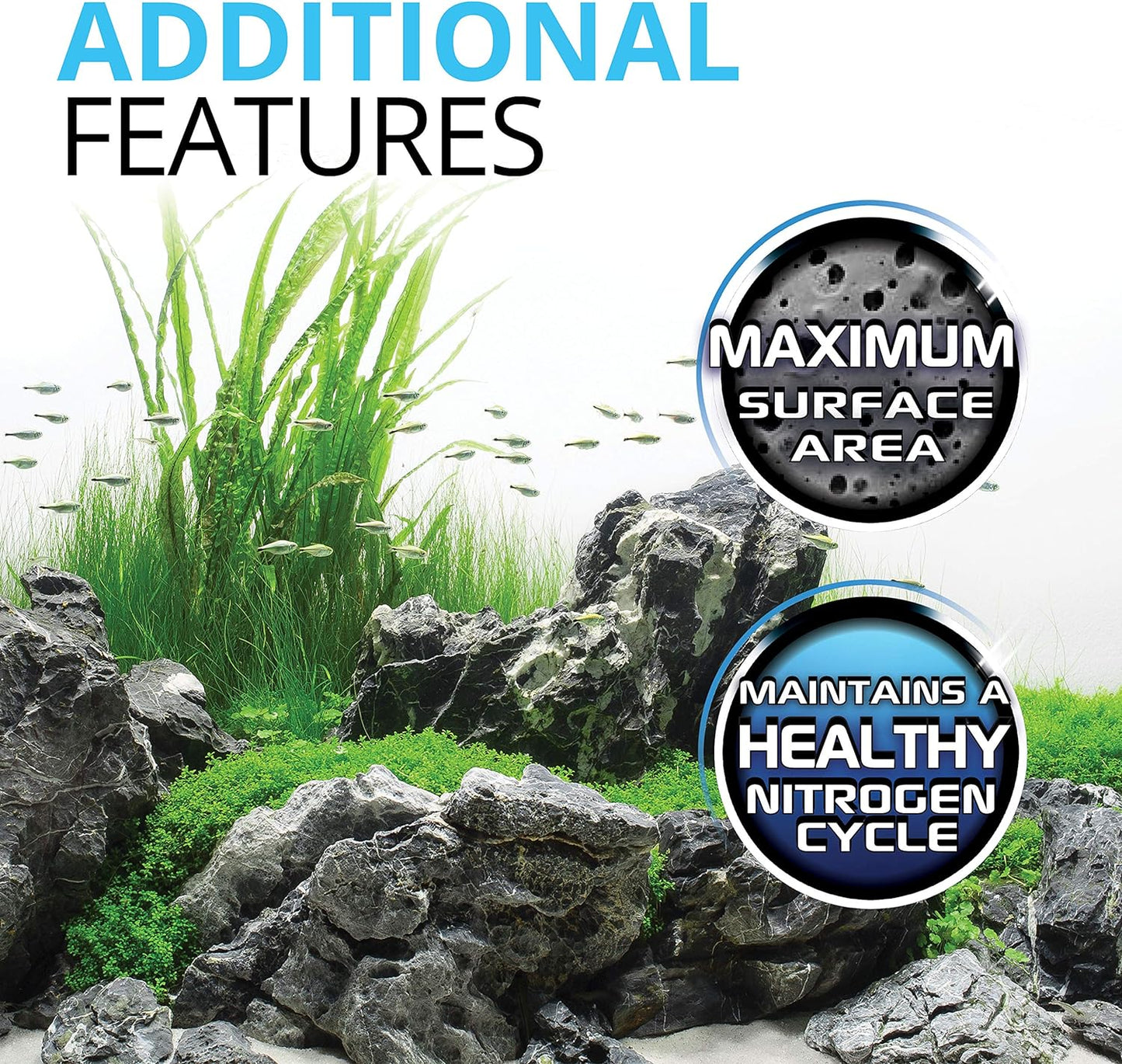 Fluval BioMax Biological Material Remover, 500 g - Biological Filter Media for Aquariums