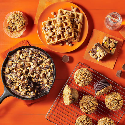 Betty Crocker REESE'S Peanut Butter Coffee Cake Mix with Mini REESE'S Peanut Butter Chips and Brown Sugar Streusel Topping, Holiday Baking, 14.2 oz