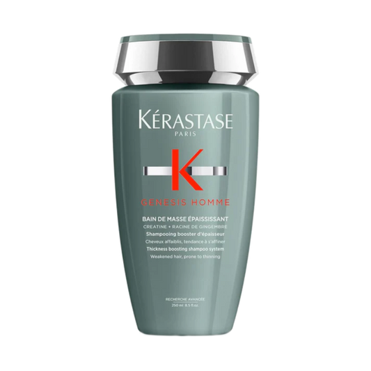 Kerastase Genesis Homme Bain De Masse Shampoo For Men - Thickening & Strengthening Shampoo, Cleanses Weakened Hair & Scalp, 8.5 Fl Oz
