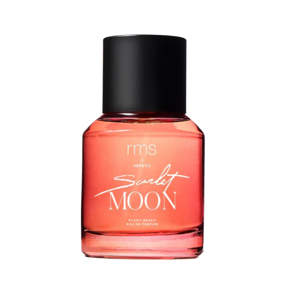 RMS Beauty x Heretic Scarlet Moon Eau De Parfum - Luxury Clean Perfume - Natural Citrus & Woodsy Unisex Fragrance with Hinoki - 1.7 fl oz