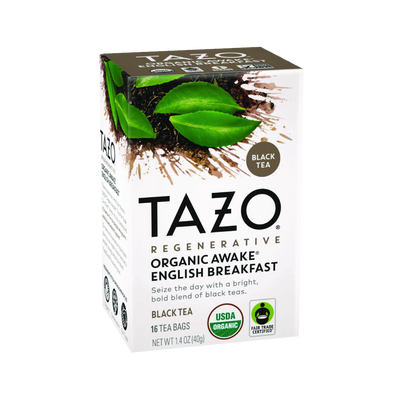 TAZO Organic Awake English Breakfast Black Tea Bags, 96 (16ct - Pack of 6)