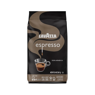 Lavazza Espresso Ground Coffee, Medium Roast, 100% Arabica, 20 oz Bag (Pack of 1)